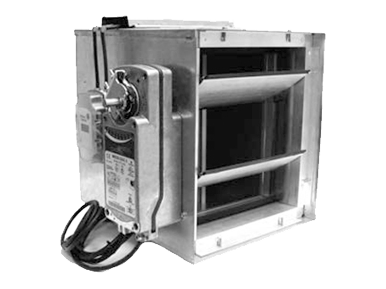 Dampers and Louvers with differential air pressure controller
