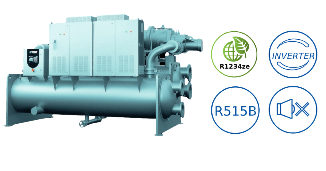 Heat pump chiller product by York