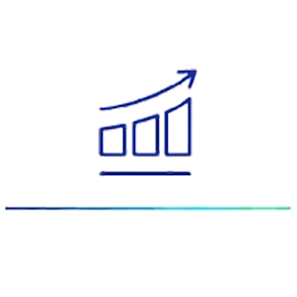Icon image of increasing bar graph
