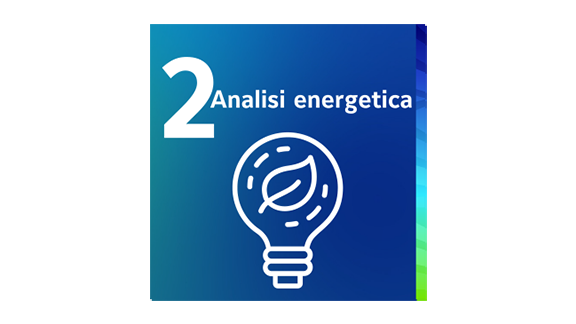 Eco bulb icon in blue