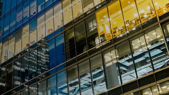 Glass-buildings